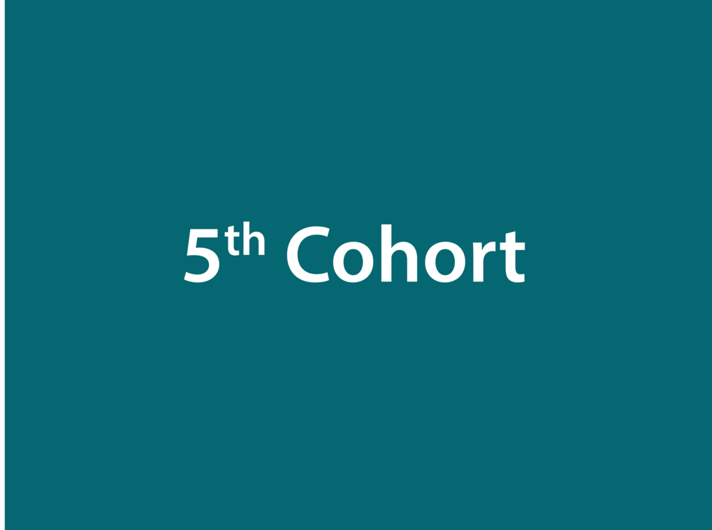 Text "5th-year cohort" on teal background.