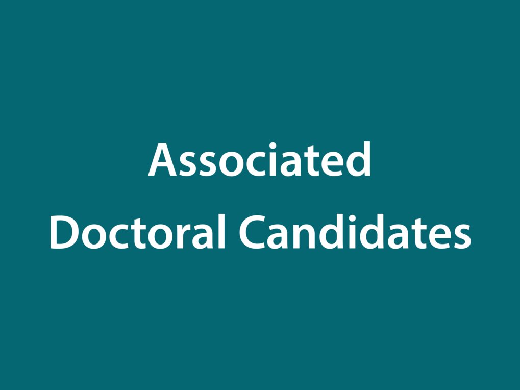 Text "Associated Doctoral Candidates" on teal background.