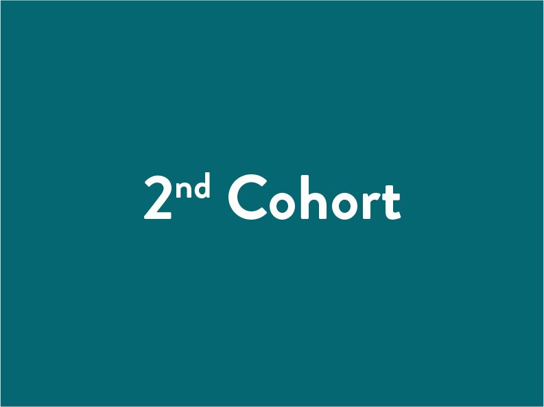 Text "2nd-year cohort" on teal background.