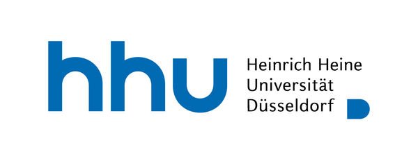 Logo of HHU Düsseldorf.