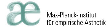 Logo of Max Planck Institute for Empirical Aesthetics, stylized "ae".