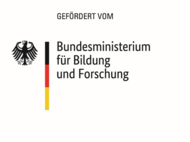 Logo des Bundesministeriums für Bildung und Forschung, gefördert vom BMBF.